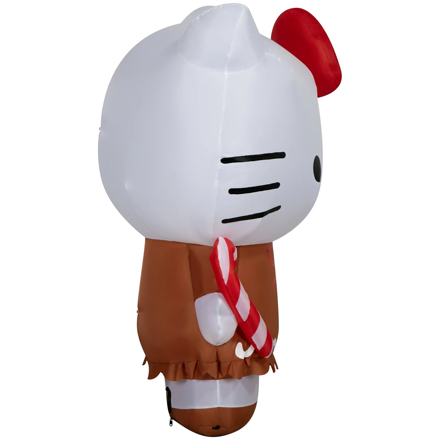 Christmas Airblown Inflatables Yard Decoration Hello Kitty in Gingerbread Dress Sanrio, 4.5 ft