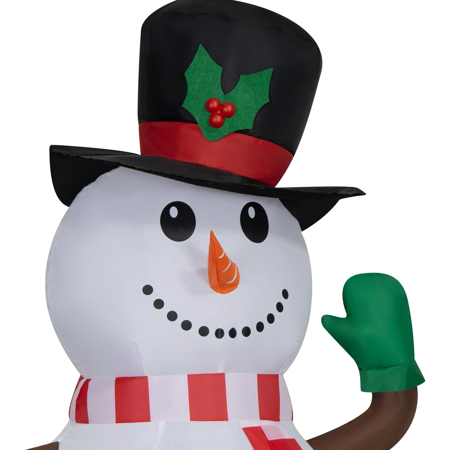 New Christmas Airblown Inflatables Yard Decoration Snowman with Top Hat, 3.5 ft