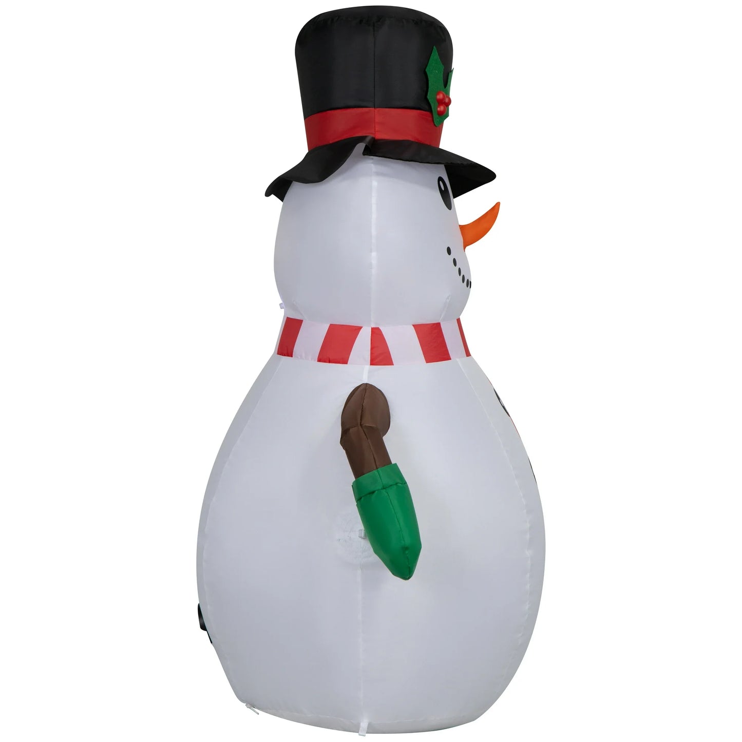 New Christmas Airblown Inflatables Yard Decoration Snowman with Top Hat, 3.5 ft